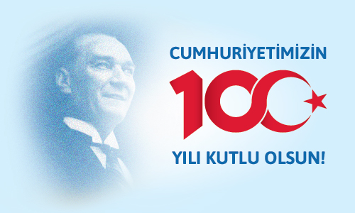 Cumhuriyetimizin aydınlık ve güçlü ışığı ile tam 100 yıldır çağdaş uygarlık yolunda ilerlemeye devam ediyoruz.